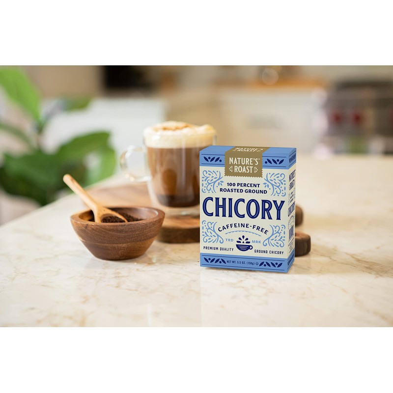 Nature’s Roast 100% Roasted Ground Chicory, 5.5 Ounce - Naturally