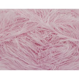 King Cole Moments Eyelash Knitting Yarn 50 g ball feather style fashion yarn (Soft Pink – 479) by King Cole