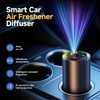 Smart Car Air Freshener Diffuser with Starry Projection Light,3 Adjustable