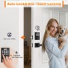 Probrico Keyless Entry Door Lock with Handle, Smart Locks for
