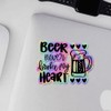 Holographic Decal Stickers of Never Broke My Heart Premium Waterproof