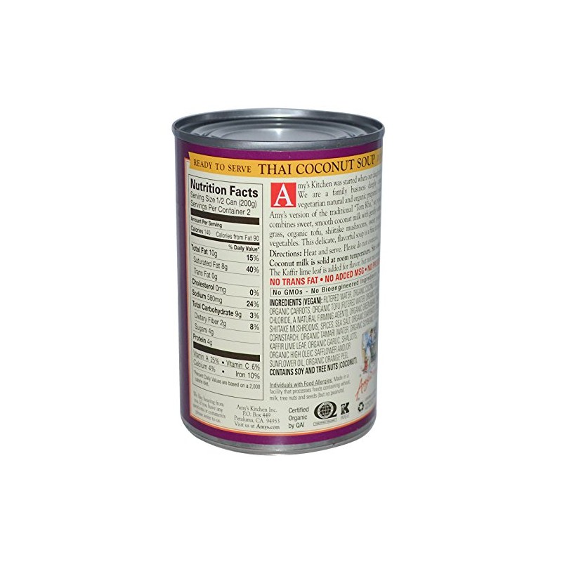 Amy's Organic Thai Coconut Soup