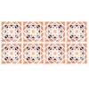 10Pcs set Imitation Ceramic Tile Wall Sticker Waterproof SelfAdhesive Wallpaper