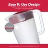 Goodcook 1/2 Gallon Plastic Straining Pitcher Square Lid with 3