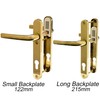 UPVC Door Handle Avocet Pioneer Sprung 92mm PZ Double Glazing