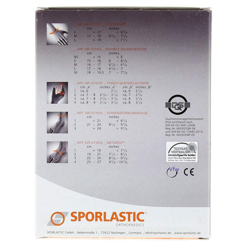 Rhizarthrose-Orthese Rhizo-Ring, links, Gr. S