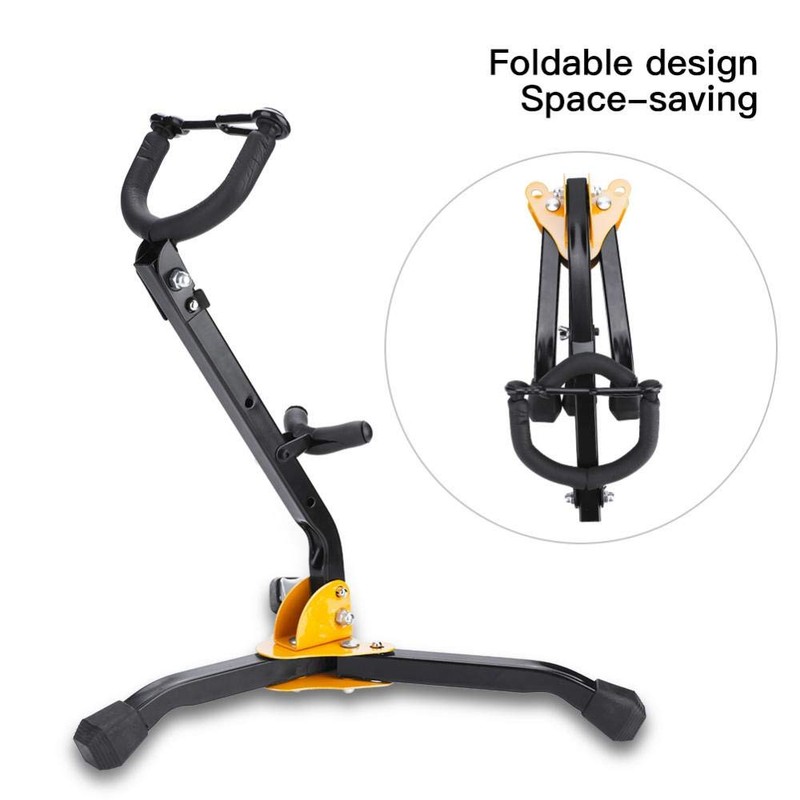 GOTOTOP Tenor Saxophone Stand Curved Tripod for Tenor Saxophone with