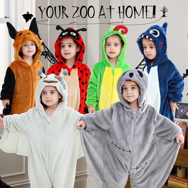 MICHLEY Pijama de Fantasma Misterioso para Bebé, Mameluco Halloween con