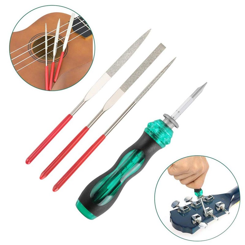 Guitar Maintenance Kit, W006 Guitar Repairing Kit Guitar Care Kit