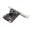 Expansion Card PCIE to USB 19Pin Good Conductivity One Piece
