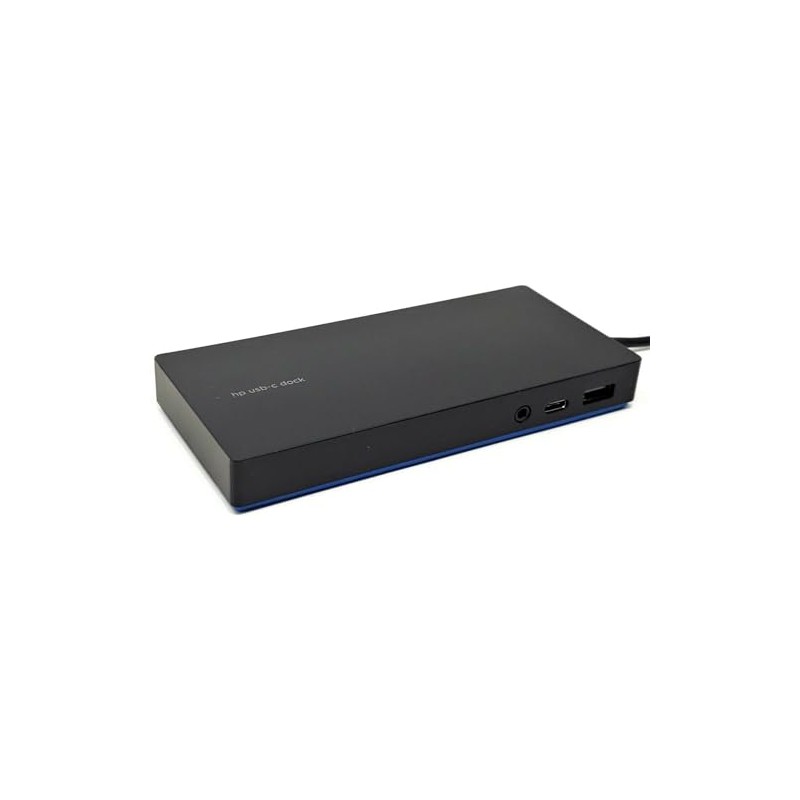 HP Elite USB-C (TPA-B01) HDMI, DisplayPort, Universal Docking Station (Renewed),