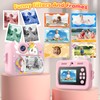 Kids Camera Instant Print, Front Rear Dual Selfie Kids Camera