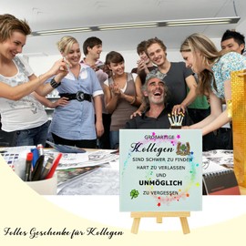 Farewell Gift Colleagues, Funny Coaster Decoration, Job Change Gift, Farewell Colleague, Retirement Thank You Gift for Colleagues, Teachers, Boss, A Everyday Work with Sense of Rituals