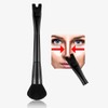 Nose Contour U-Shaped Makeup Brush - 2-in-1 Dual Ended, Precision