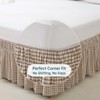 Jilboo Wrap Around Bed Skirt 16" Drop, Queen Size, Warm