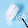 100Pcs Plastic Disposable Nail Dappen Dishes Plastic Manicure Cups Nail