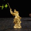 Chinese Brass Monkey King Figurine Sun Wukong Statue Housewarming Congratulatory