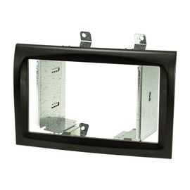 tomzz Audio 2414-049 Double DIN Radio Faceplate Compatible with Fiat Ducato III (250 251) Citroen Jumper II Peugeot Boxer II HQ Version Matte Black Car with Radio Preparation