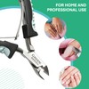 Cuticle Trimmer with Non-Slip Grip Handle Professional Stainless Steel Cuticle