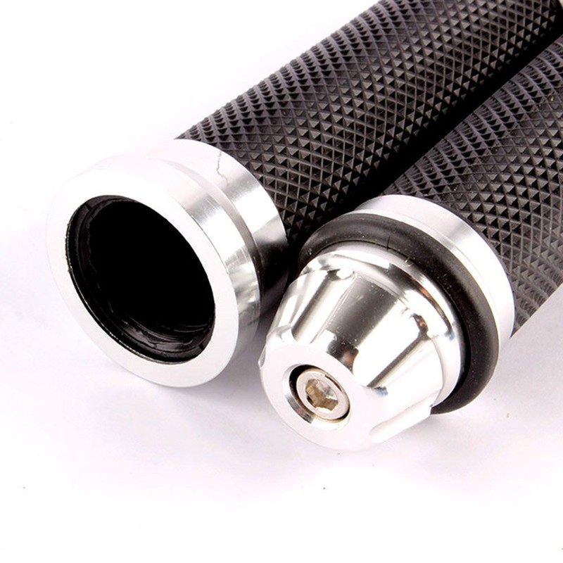 Evomosa Motorcycle Grips, Universal Motorcycle Grips, Aluminum Handlebar Ends 0.9