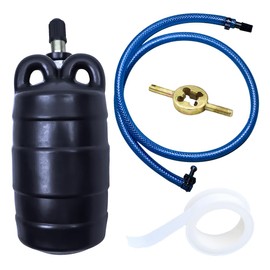 Water Shut Off Airbag with Long Hose, 2 Inch Inflatable Pipe Plug, Pipe Test Plug, Test Ball Plug, Used for Drainage Pipe, Sewage Pipe Temporary Water Blocking, Closed Water Test
