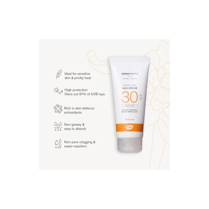Green People Scent Free Sun Cream & After Sun Bundle,