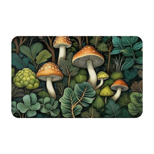 WUCCZHU Flannel Bath Mat - Non-Slip Quick-Dry Bathroom Rug with