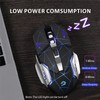 Uciefy Q85 Rechargeable Wireless Gaming Mouse, 2.4G LED Optical Silent
