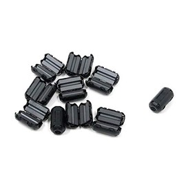 T T Tulead Ferrite Chokes Noise Suppressor Cable Clips Ferrite Bead 3mm Snap on Ferrite Clips Ring Core Pack of 10