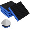 ToLanbbt 4 Pack Rubber Anti Vibration Pads 6" x 6"