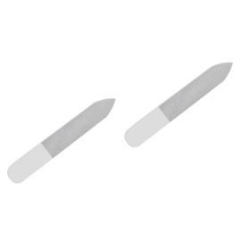 Minkissy 2 Pcs Double-Sided Glass Nail Files Manicure Nail for Smooth Shiny File Buffer Board
