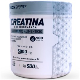 Creatina Monohidratada 100% Pura 500g Mdn Sports 100 Servicios Sin Rellenos, Sin Sabor
