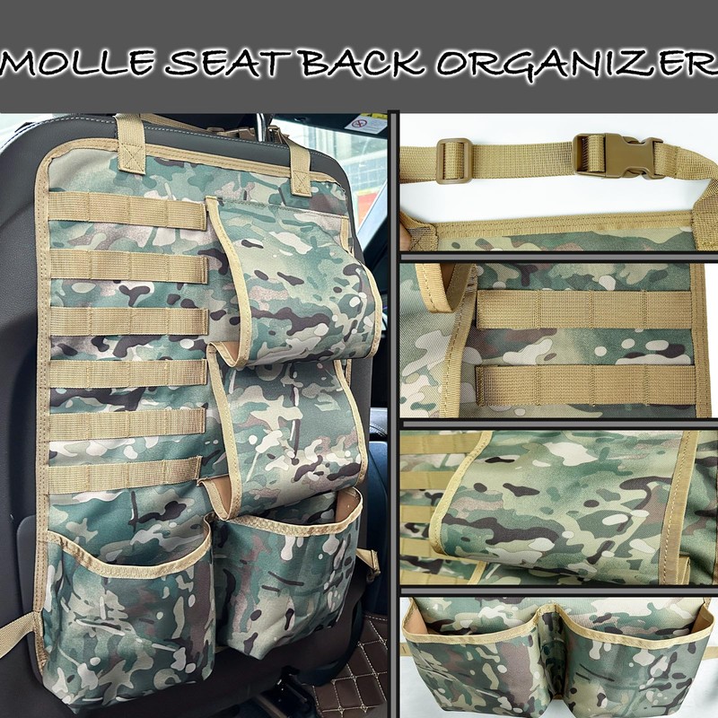 Truck Gun Racks Molle Seat Back Organizer for Vehicle Pickup