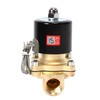 SNS 1/2" Brass Solenoid Valve Direct Acting Compressed Air Water