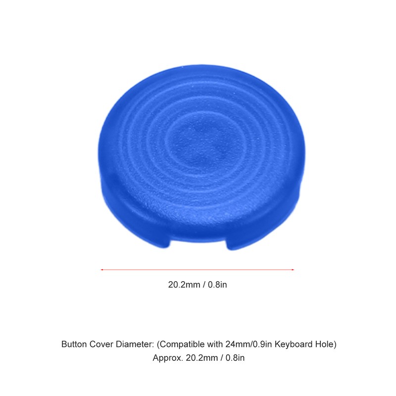 12pcs Arcade Button Cover Replace Mechanical Push Button Cover for