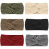DRESHOW Pack of 6 Women's Winter Crochet Headbands, Knitted Headband,