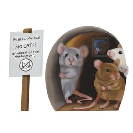 4PCS Cartoon Mouse Hole Wall Stickers, Funny Mice Skirting Board Decals, Removable Wall Art Stickers for Bedroom Living Room, Creative Stitch Sticker for Room and Hallway Decoration