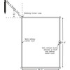 Home Court 1-inch Non-Adjustable 8-Meter Sand Setup Boundary - M8W25S
