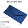 Japun Envelopes (50 pieces), envelope, envelope without window, DIN long,