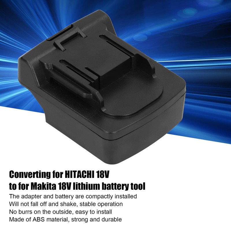 Lithium Battery Adapter Mount Connector for HITACHI Convert for Makita