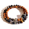 BERSHNOR Double Wrap Beaded Bracelet, Prayer Bracelet for Men &