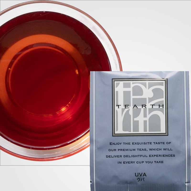 TEARTH Black Tea Uva Tea Bags, Individually Packaged 25 Bags