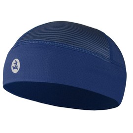 Casco de enfriamiento de perfil bajo/forro de sombrero duro, gorra de trabajo elástica, gorra de verano que absorbe el sudor, protección solar para correr, azul oscuro, Talla única