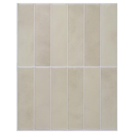 SMART TILES Peel and Stick Backsplash - 5 Sheets of 11.87" x 9" - 3D Adhesive Peel and Stick Tile Backsplash for Kitchen, Bathroom, Wall Tile
