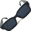 [FashionBerry] ブラック×スモーク サングラス 度なしメガネ ファッションメガネ おしゃれ眼鏡 めがね 眼鏡 メンズ レディース