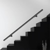 Hand Rails for Outdoor Steps – 4FT Black (Aluminum), Outdoor