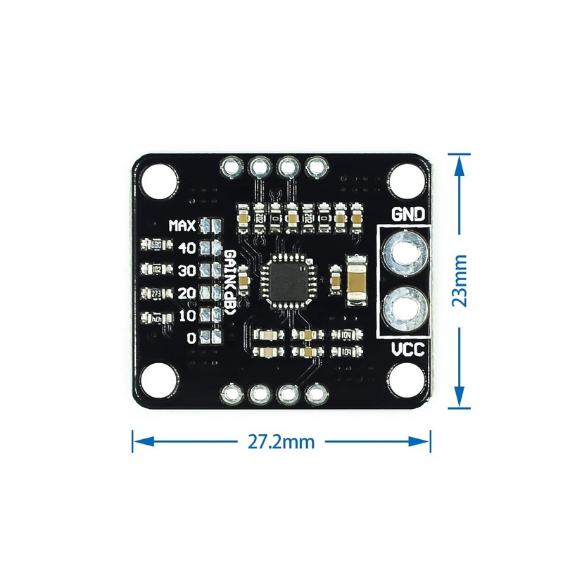TECNOULAB 2pcs TS472 Low Noise Electric Microphone Audio Preamp Board