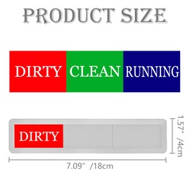 3 Status Dishwasher Cleaning Symbol Dishwasher Magnet Clean Dirty Sign, Clean Dirty Magnet for Dishwasher, Dirty Clean Dishwasher Magnet, Dishwasher Sign Clean Dirty for All Dishwashers