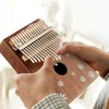 Kalimba 17 Key Thumb Piano Finger Piano Mahogany Wood Body