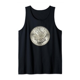 Morgan Dollar Coin Collectors Silver Dollar Tank Top
